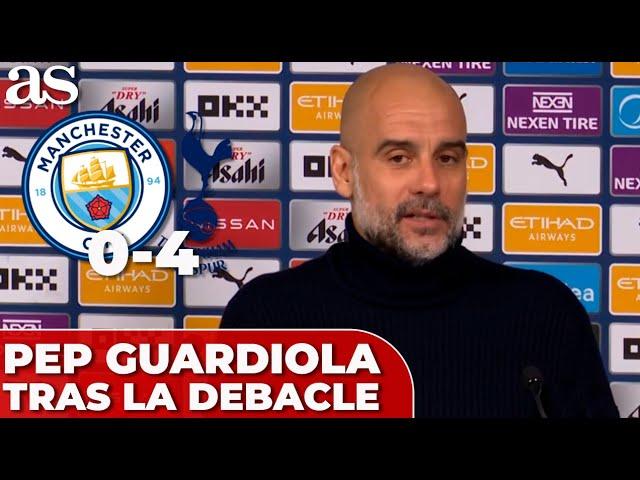 La REFLEXIÓN de GUARDIOLA tras ser HUMILLADO por el TOTTENHAM