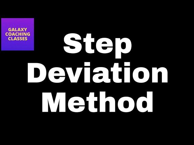 Step deviation method ll finding mean ll cbse maths class 10 chapter 14 statistics