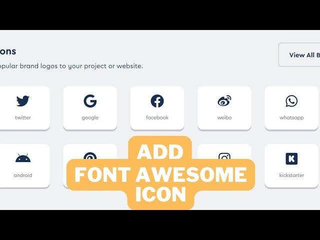 How to Add Font Awesome Icons in HTML & CSS #html #css #font #awesome #icon #fontawesome