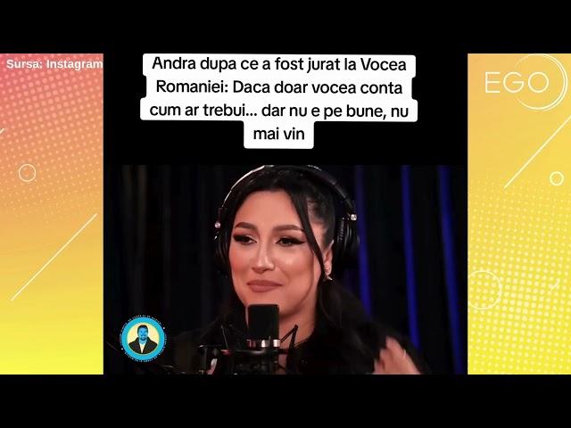 De ce a plecat Andra de la Vocea României? „Nu e pe bune”