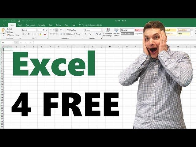 How to get Microsoft Excel for FREE!!!