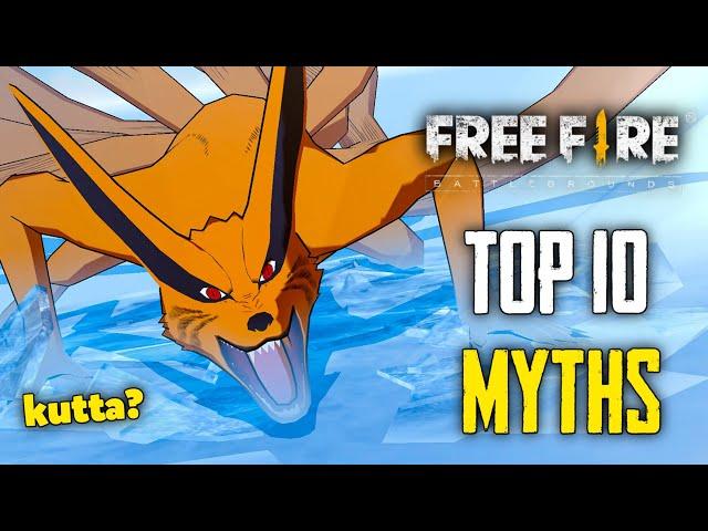 Top 10 Mythbusters in FREEFIRE Battleground | FREEFIRE Myths #299