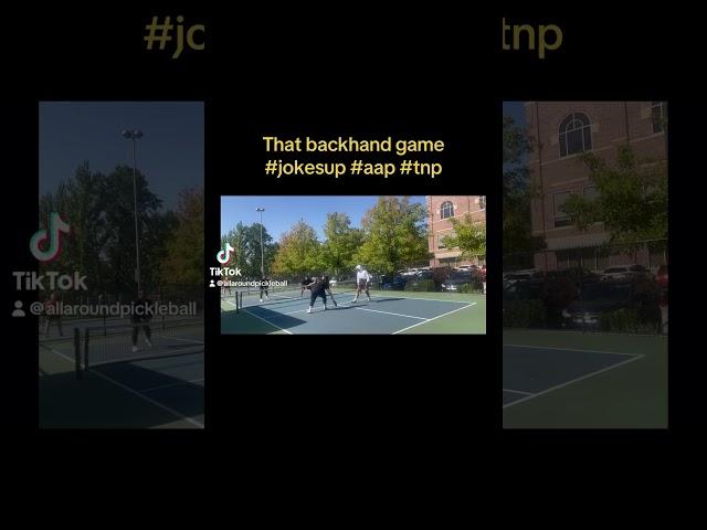 That backhand game #jokesup #aap #tnp #joola #spilledmilk