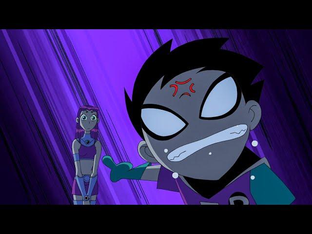 She's not my girlfriend! - Teen Titans "Stranded"