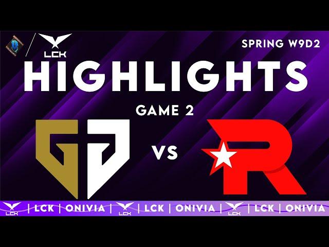GEN vs KT Game 2 Highlights | LCK 2025 Highlights | Gen.G vs KT Rolster by Onivia