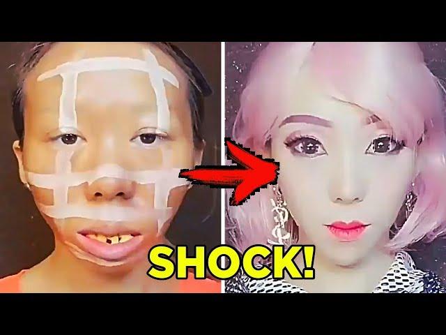 SHOCKING TRANSFORMATION OF ASIAN. Viral ASIAN MAKEUP BEFORE and AFTER. THE POWER OF MAKEUP.