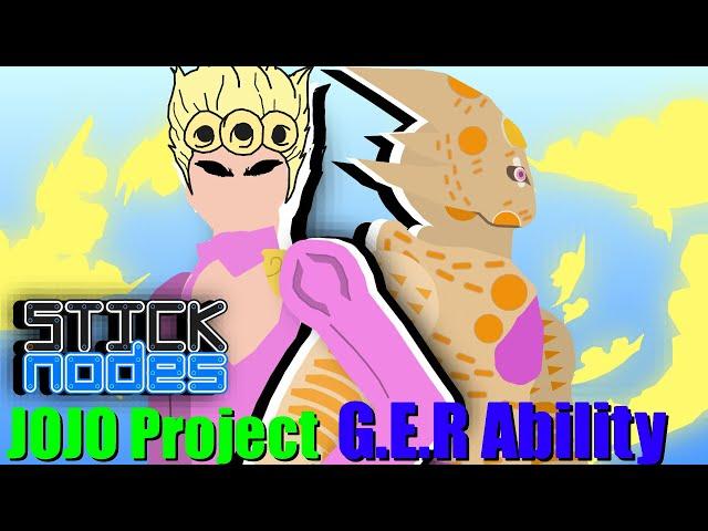 JOJO PROJECT: Gold experience Requiem Ability -stick nodes