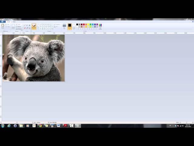 How to Resize an Image using Microsoft Paint