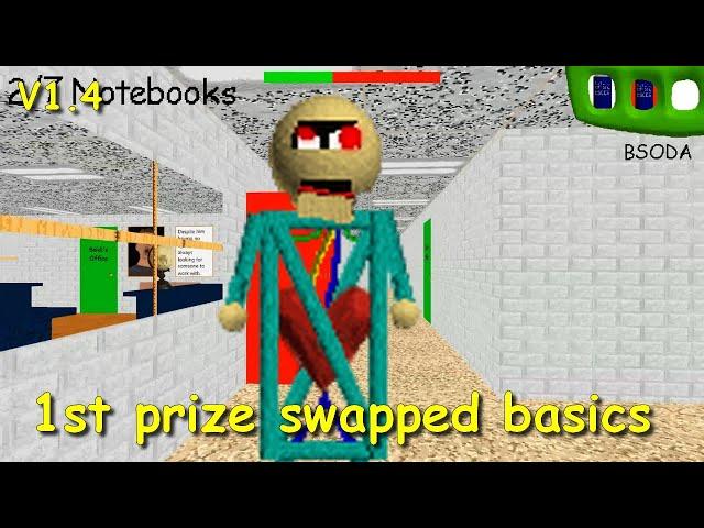 1st prize swapped basics V1.4 - Baldi's Basics V.1.4.3 Mod