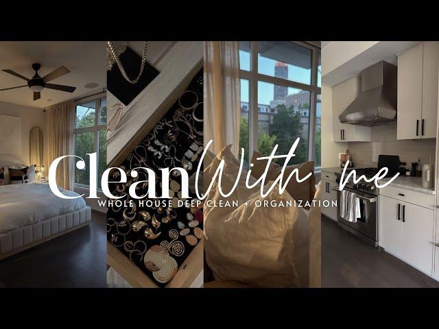 DEEP CLEAN WITH ME! CLEANING + ORGANIZING! WHOLE HOUSE DEEP CLEAN! ALLYIAHSFACE VLOGS