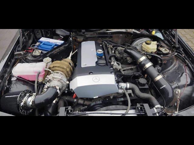 Mercedes Benz 190e m111 + A45 amg turbo project