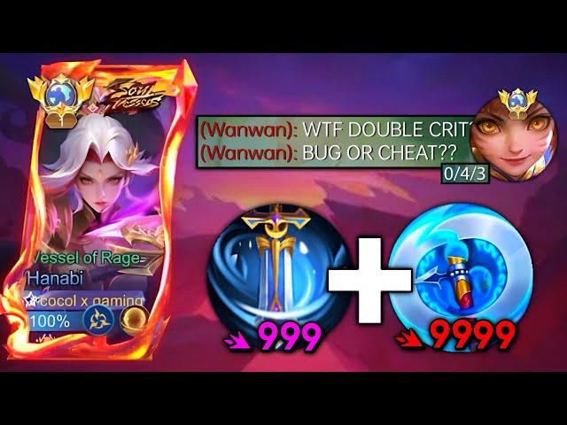 HANABI USERS, TRY THIS NEW BROKEN DOUBLE CRITICAL DAMAGE BUILD! HANABI BEST BUILD 2024 (MUST TRY)