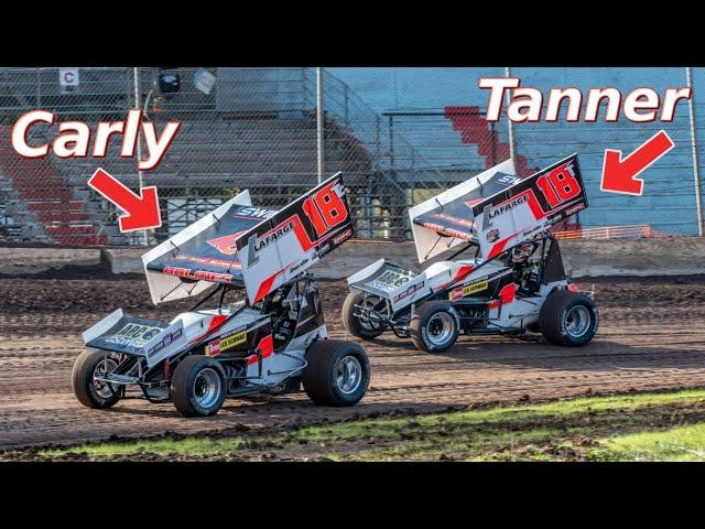 Carly's First Sprint Car Race!