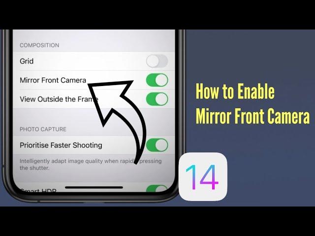 No Mirror Front Camera Option in Camera Settings on iPhone in iOS 14