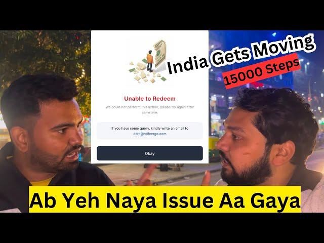 Ab Yeh Naya Issue Aa Gaya ||Unable To Redeem|| Apple Watch 15000 Steps Offer | Free Apple Watch