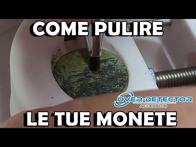 Come Pulire le Monete con KIT Stazione Pulizia Monete con Lente di Ingrandimento Over-Detector