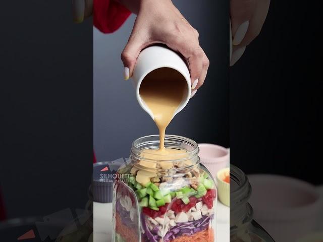 Salad in a Jar  :) #foodshorts #food #salad