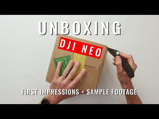 DJI NEO Unboxing, First Impressions and Sample Footage