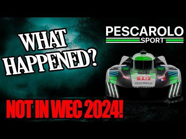 WHAT REALLY HAPPENED TO PESCAROLO WEC HYPERCAR PROGRAM? [NOT IN WEC 2024]