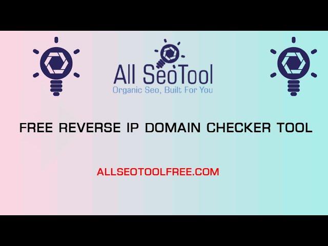 Domain Authority Checker | Smallseotools | Free Reverse IP Domain Checker Tool