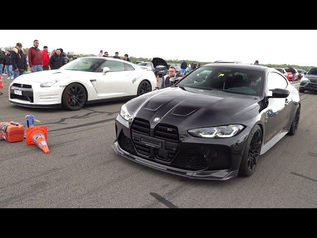 780HP BMW M4 G82 HPT vs 600HP Nissan GT-R R35 SMP