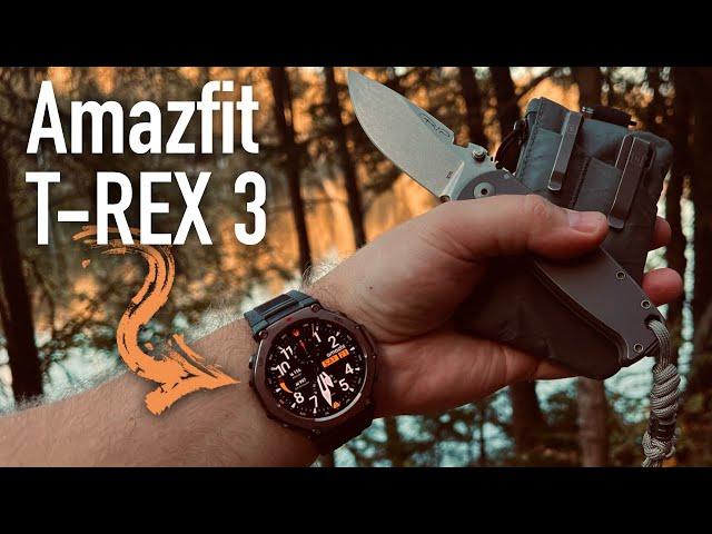 ОБЗОР НОВЫХ ЗАЩИЩЕННЫХ ЧАСОВ Amazfit T-REX 3