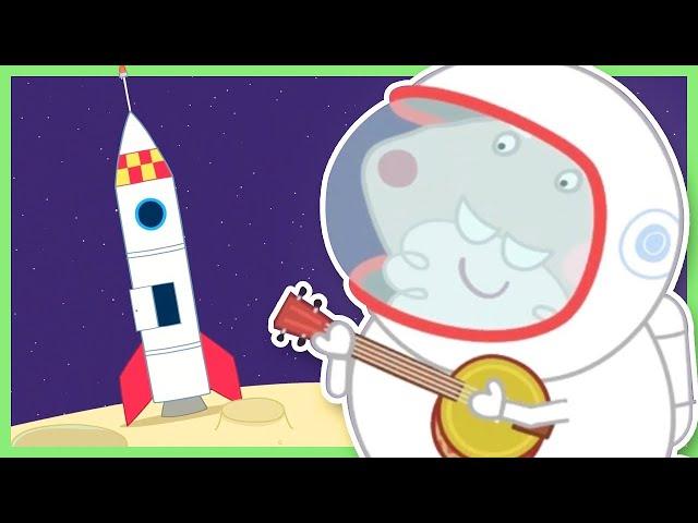 Peppa Pig Learns About Space Rockets