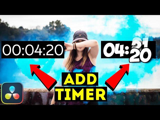 How To Make Awesome Countdown Timer In Davinci Resolve (2 ways)