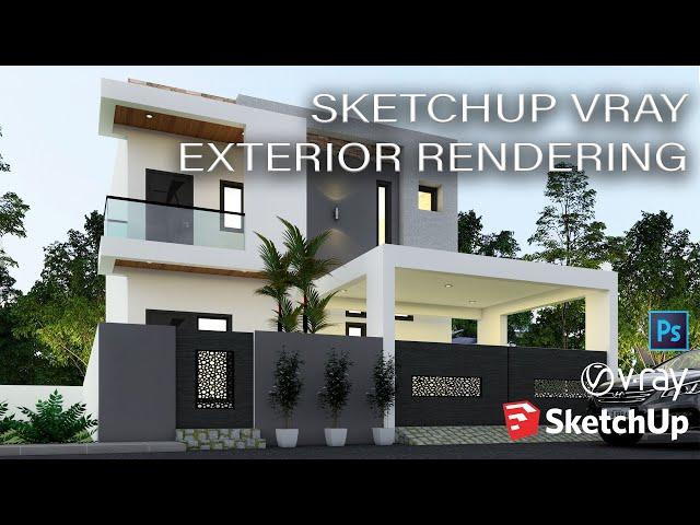 Exterior Rendering Settings in Sketchup 2017 & vray 3.4