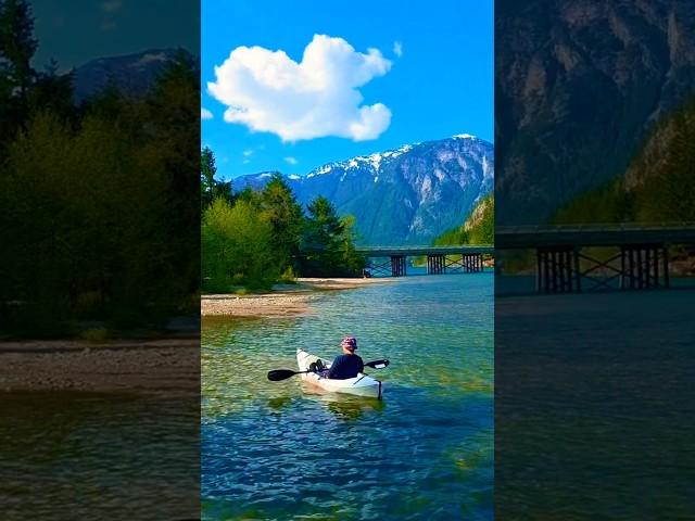 North cascade Colonial Creek South Campground #youtubeshorts #trending #ytshorts #kayaking #pnwview