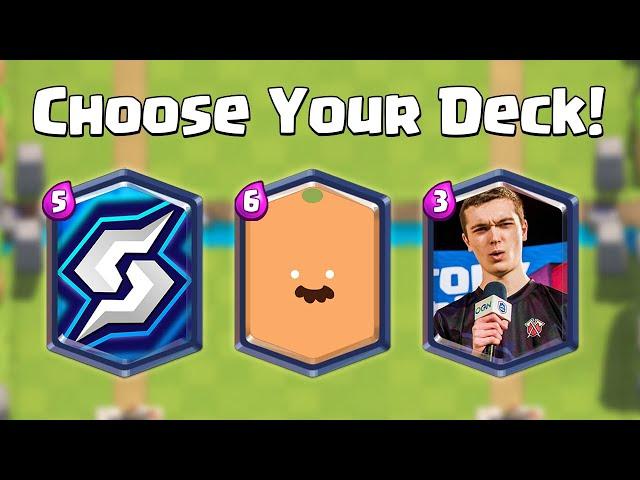 I Challenged Clash Royale’s BIGGEST Youtubers to 1v1