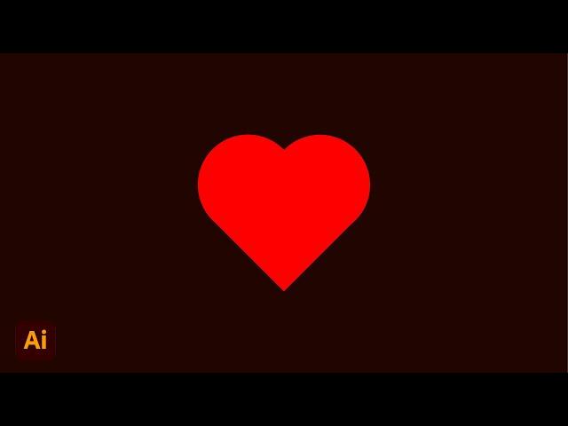 Heart Design In Adobe Illustrator cc 2021 | Short Tutorial