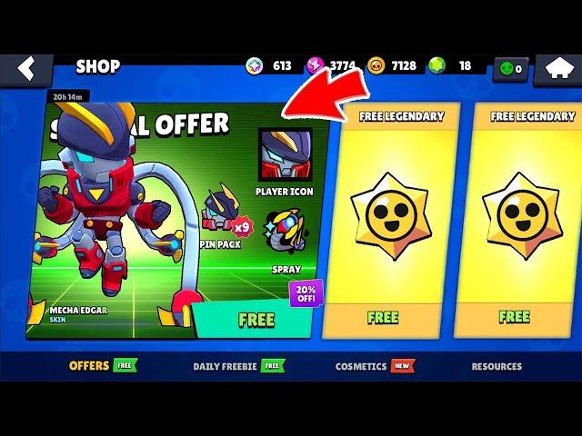 MECHA EDGAR AWESOME!!!! LEGENDARY BEST NEW GIFTS 11 NEW BRAWLERS BRAWL STARS UPDATE!!