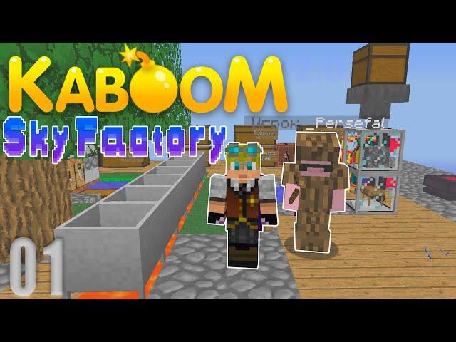 Kaboom SkyFactory #0 - Первые технологии | Майнкрафт СкайБлок с модами