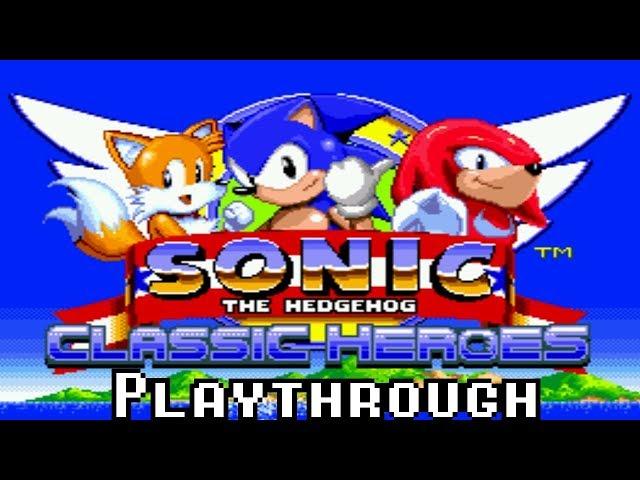 [TAS] Sonic Classic Heroes - Speedrun as Team Sonic