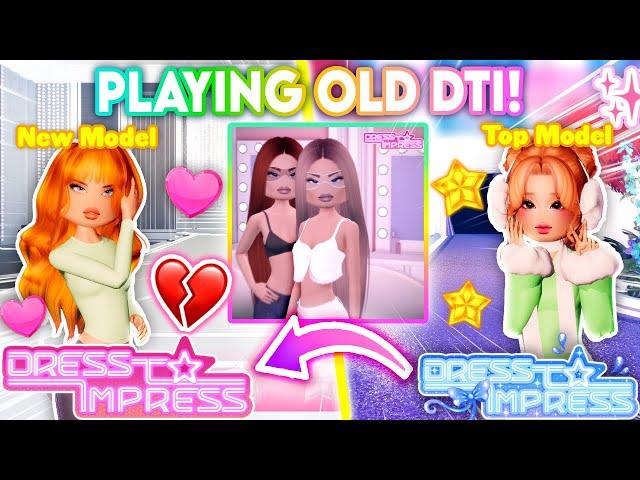 I BROKE INTO OLD DTI! Playing The ORIGINAL DRESS TO IMPRESS!