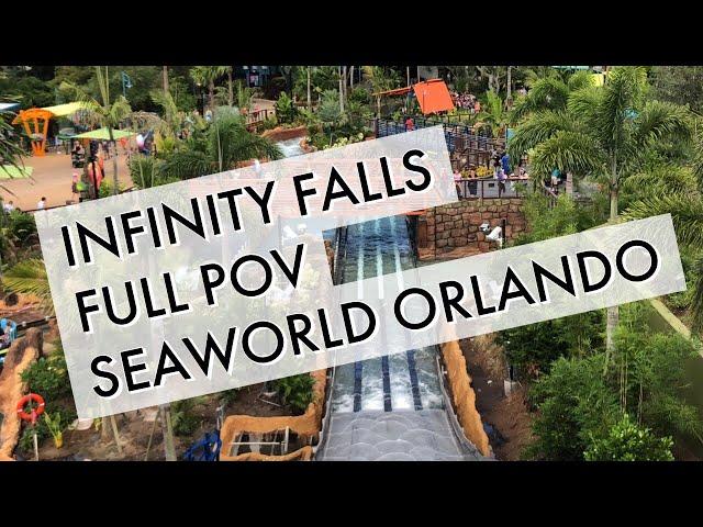 Infinity Falls SeaWorld Orlando FULL POV and QUEUE EXPERIENCE!