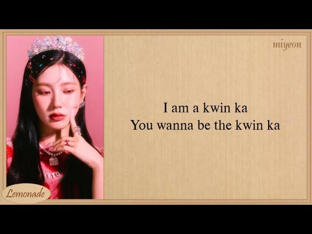 (G)I-DLE Queencard Easy Lyrics