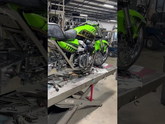 Kawasaki super charged old-school kz 1000 - update to my last sneak peak! 