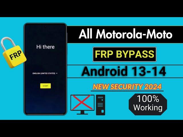 Moto Frp Bypass 2024 |Android 13/14| New Security| Without Pc| Moto frp