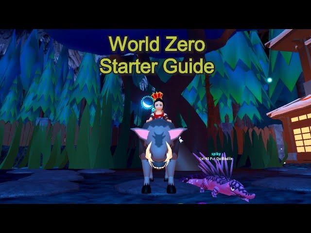 World Zero Beginners guide - Roblox