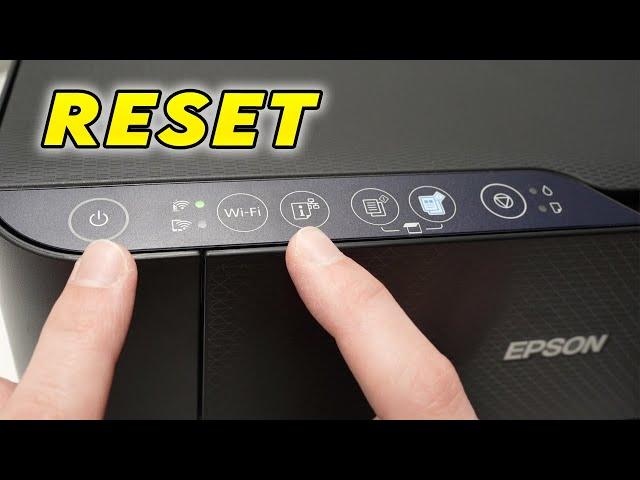 How to Reset Your Epson EcoTank ET-2400 Printer