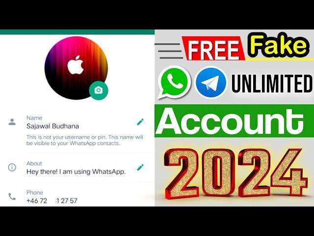 fake whatsapp create 2024 | fake number whatsapp kaise banaye 2024