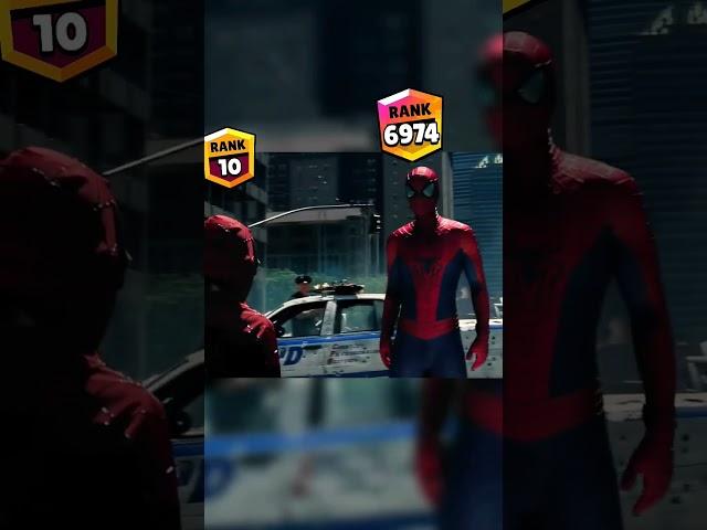 Brawl Stars Spider-Man Rank Up #shorts #brawlstars #spiderman2