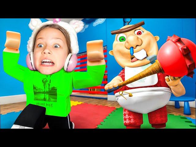 ESCAPE FROM A WILD BABY IN ROBLOX / Vicki's Show Play