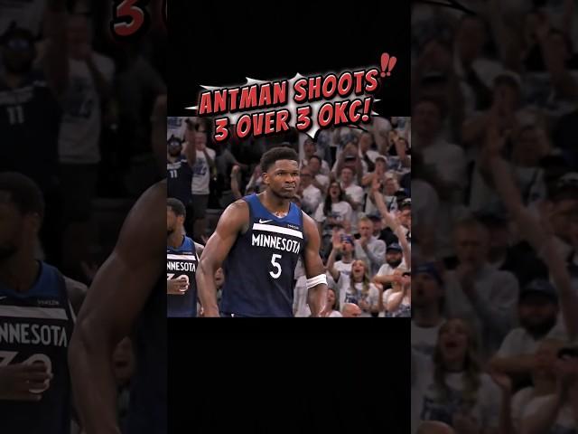 Anthony Edwards had "The Glow" shooting over 3 OKC Thunder players in the blowout W vs. The THUNDER!