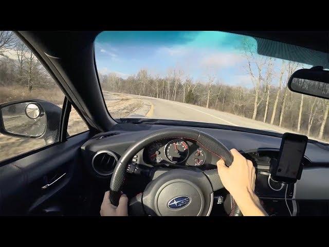 The BRZ gets a FT86 Catted UEL Header & OFT Tune - POV Driving Impressions (Binaural Audio)