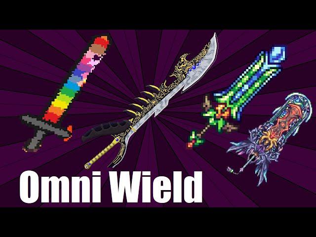 Terraria Supreme Buffed Omni Wield 4 Op Swords  vs Calamity Mod Boss Rush