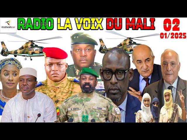 La Revue de Presse de la RADIO LA VOIX DU MALI du 02 JANVIER 2025