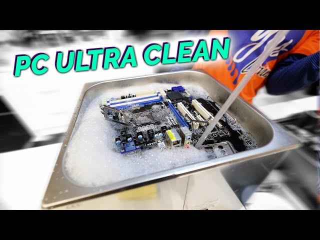 ULTRASONIC Cleaning a THROW AWAY Gaming PC! - PCUC S1:E1